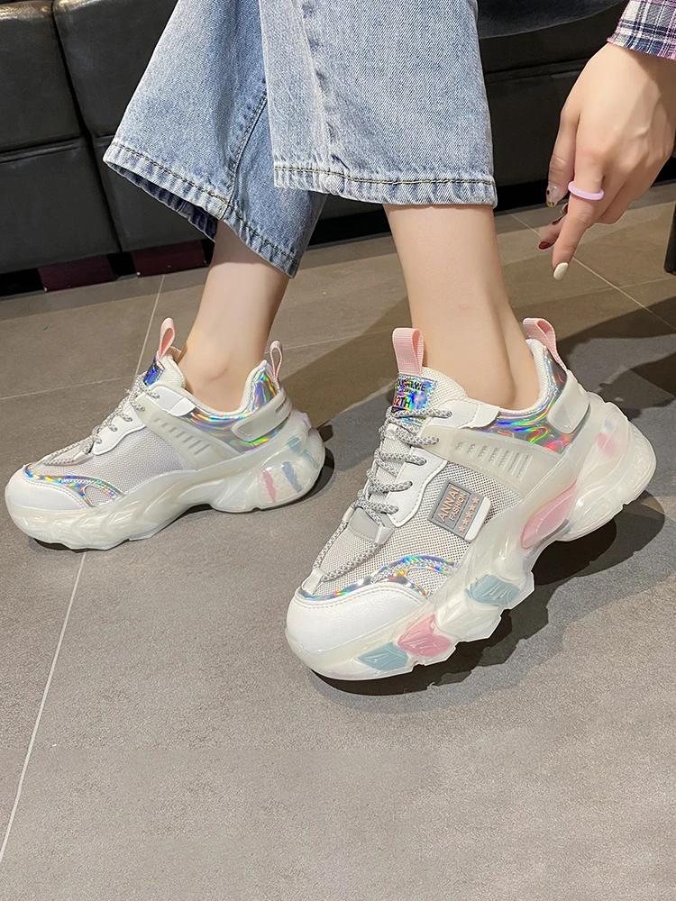 Low-Cut Lace-Up Large-Size Ladies Single Shoes Spring And Summer New Fashion All-Match Thick-Soled Casual Sports Shoes
Low-Cut Lace-Up Large-Size Ladies Single Shoes Spring And Summer New Fashion All-Match Thick-Soled Casual Sports Shoes