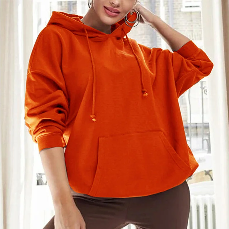 Autumn Winter Female Hooded Sweatshirts Solid Loose Drop-shoulder Sleeve Brown Casual Hoodies Women Coat 2021 New Sportwear
Autumn Winter Female Hooded Sweatshirts Solid Loose Drop-shoulder Sleeve Brown Casual Hoodies Women Coat 2021 New Sportwear