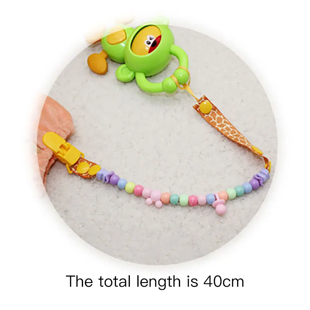 Baby Pacifier Clip Chain New Baby Dummy Pacifier Soother Nipple Chain Folder Buckle Anti-out Clip Holder Anti-Drop Hanger
Baby Pacifier Clip Chain New Baby Dummy Pacifier Soother Nipple Chain Folder Buckle Anti-out Clip Holder Anti-Drop Hanger