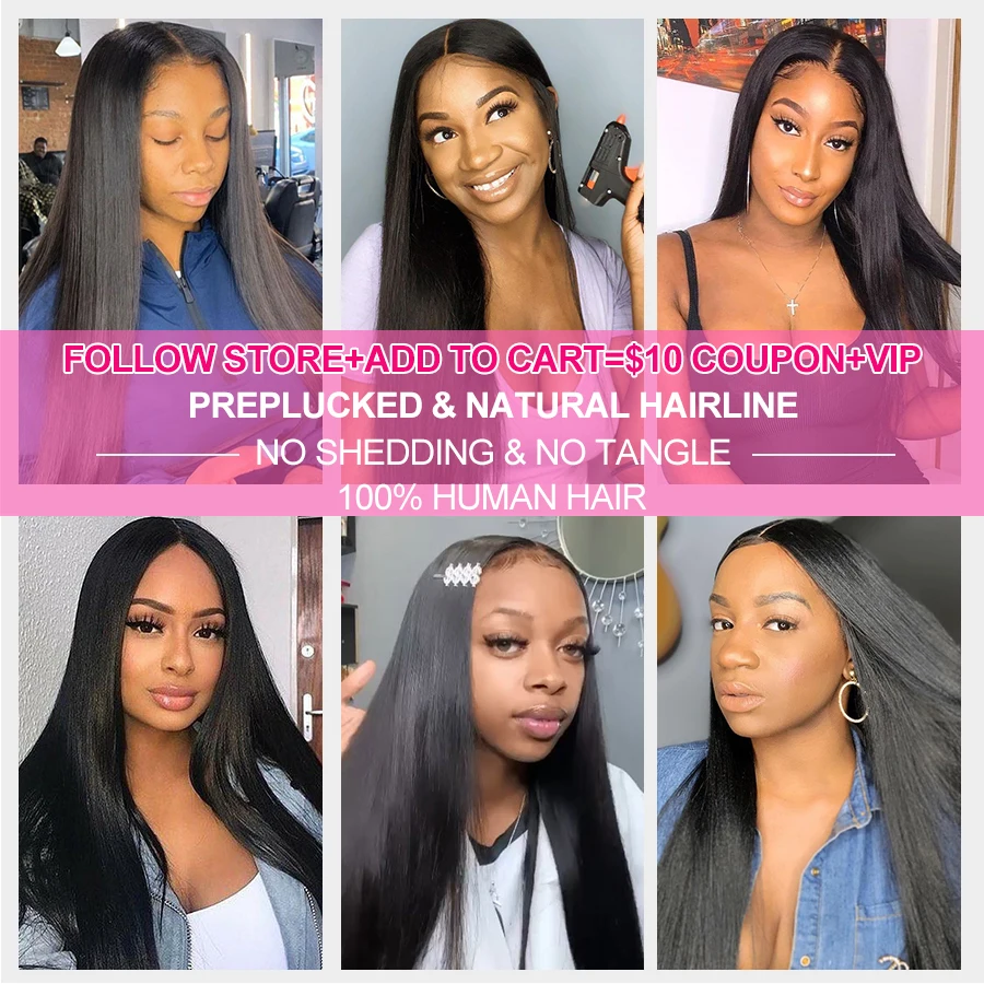 Glueless 13x4 Straight Lace Front Human Hair Wigs For Women Pre Plcuked Human Hair Lace Wigs With Baby Hair 150 Remy Density Wig
Glueless 13x4 Straight Lace Front Human Hair Wigs For Women Pre Plcuked Human Hair Lace Wigs With Baby Hair 150 Remy Density Wig