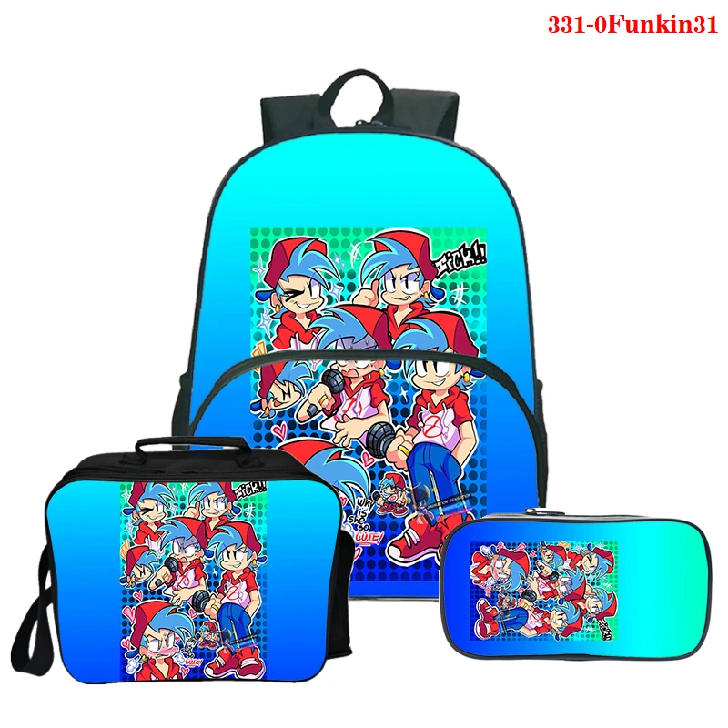 Friday Night Funkin 3 Pcs Backpack Cartoon School Bag School Bookbag Large Capacity Bookbag Double Shoulder Backpack Travel Bag
Friday Night Funkin 3 Pcs Backpack Cartoon School Bag School Bookbag Large Capacity Bookbag Double Shoulder Backpack Travel Bag