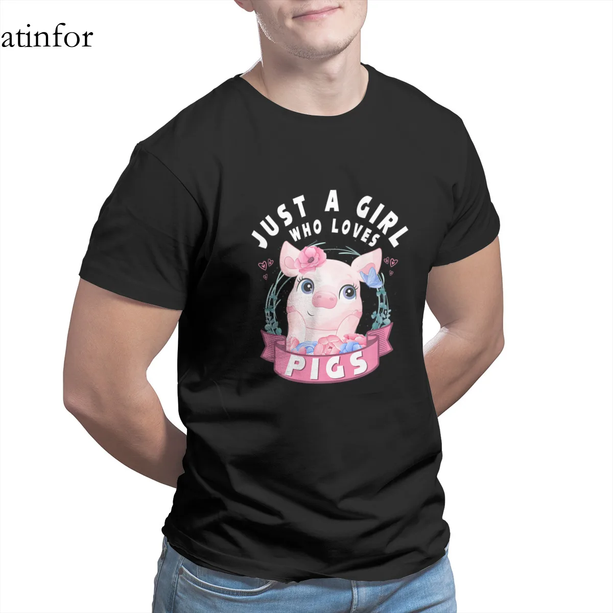 Just a Girl Who Loves pig T-Shirt Games Wholesale Clothes Cute Sleeve Streetwear top quality T-shirt 15984
Just a Girl Who Loves pig T-Shirt Games Wholesale Clothes Cute Sleeve Streetwear top quality T-shirt 15984