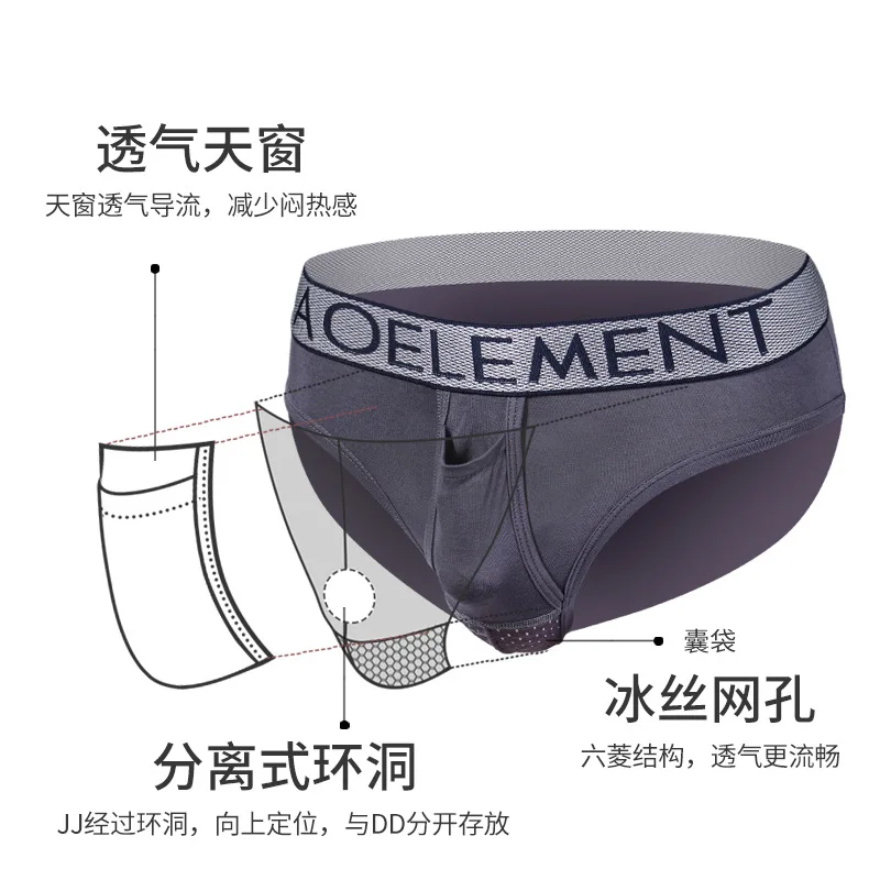 Separation Scrotum Care Knicker Men'S Briefs Breathable Varicocele U Convex Pouch
Separation Scrotum Care Knicker Men'S Briefs Breathable Varicocele U Convex Pouch
