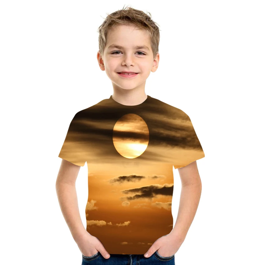 New 3d Color Printing T-shirt Creative Design For Children's Fantasy Romantic Universe Starry Sky Landscape 3d Printing
New 3d Color Printing T-shirt Creative Design For Children's Fantasy Romantic Universe Starry Sky Landscape 3d Printing