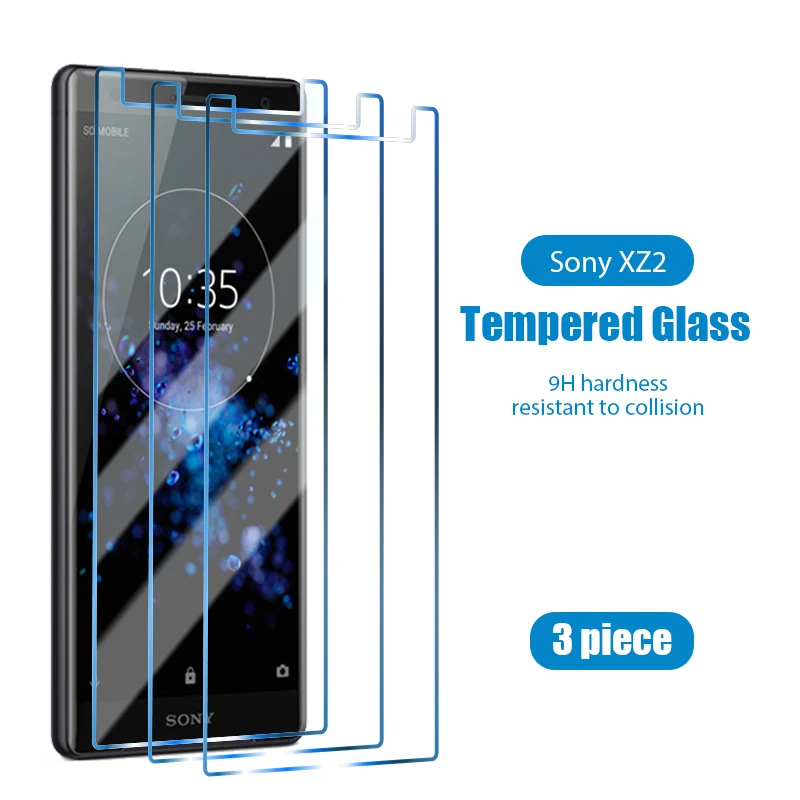 1/2/3 шт Anit закаленное стекло для Sony Xperia 5 1 II L4 L3 L2 L1 L Защитное 10 Plus ii HD Movie|Защитные