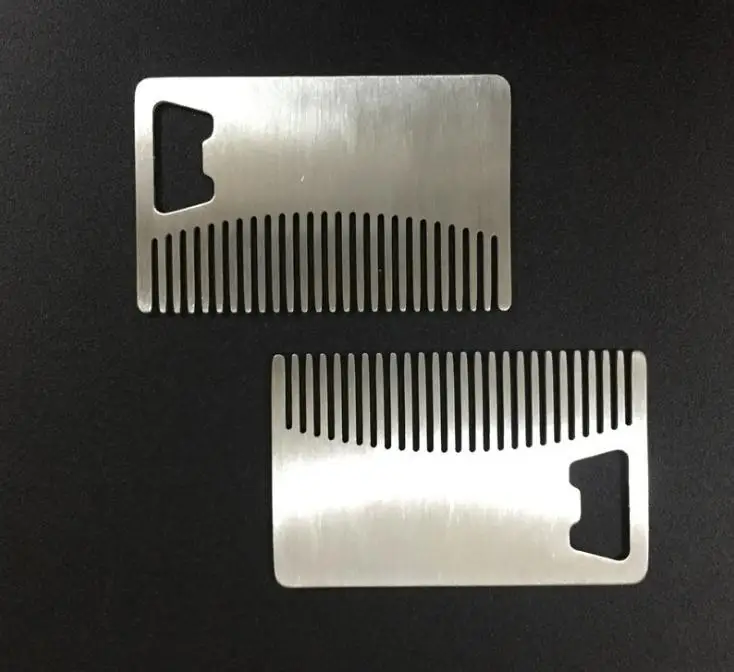 50pcs Fast Shipping Comb Card Style Men's Mustache Comb Beer Openers Anti Static Stainless Steel Comb Bottle Opener Wholesale
50pcs Fast Shipping Comb Card Style Men's Mustache Comb Beer Openers Anti Static Stainless Steel Comb Bottle Opener Wholesale