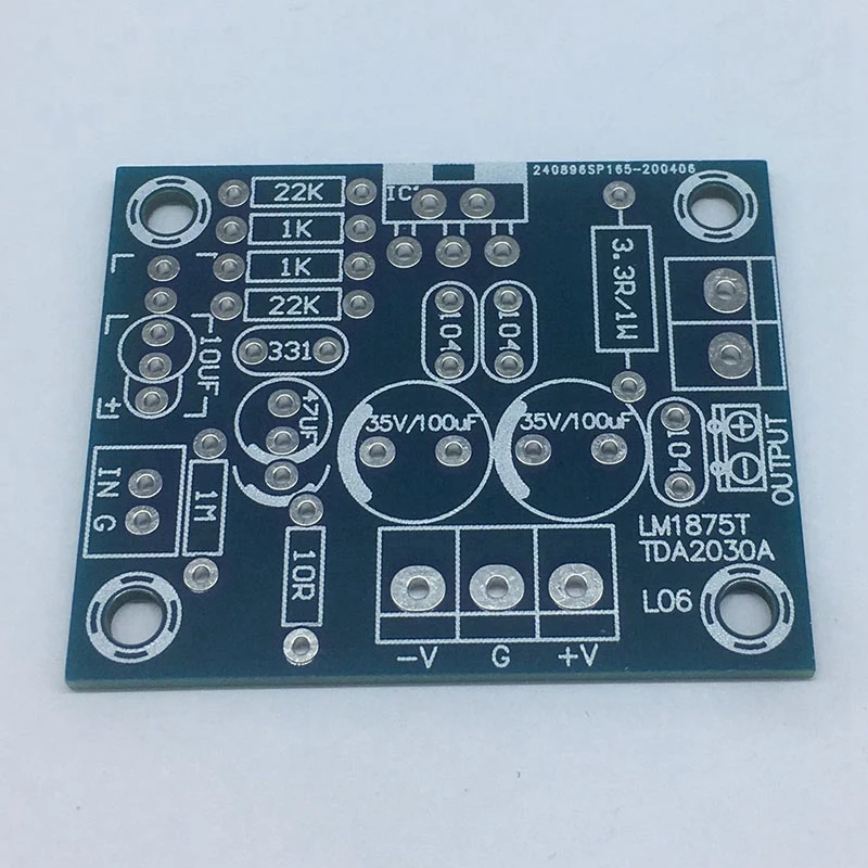 XR-169 LM1875T Mono Audiophile Power Amplifier Board Speaker Power Amplifier PCB Production Diy Kit Parts
XR-169 LM1875T Mono Audiophile Power Amplifier Board Speaker Power Amplifier PCB Production Diy Kit Parts