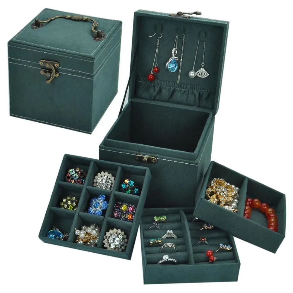 80% HOT SALES!!!Vintage Three Layers Tote Jewelry Box Organizer Display Storage Case with Lock
80% HOT SALES!!!Vintage Three Layers Tote Jewelry Box Organizer Display Storage Case with Lock