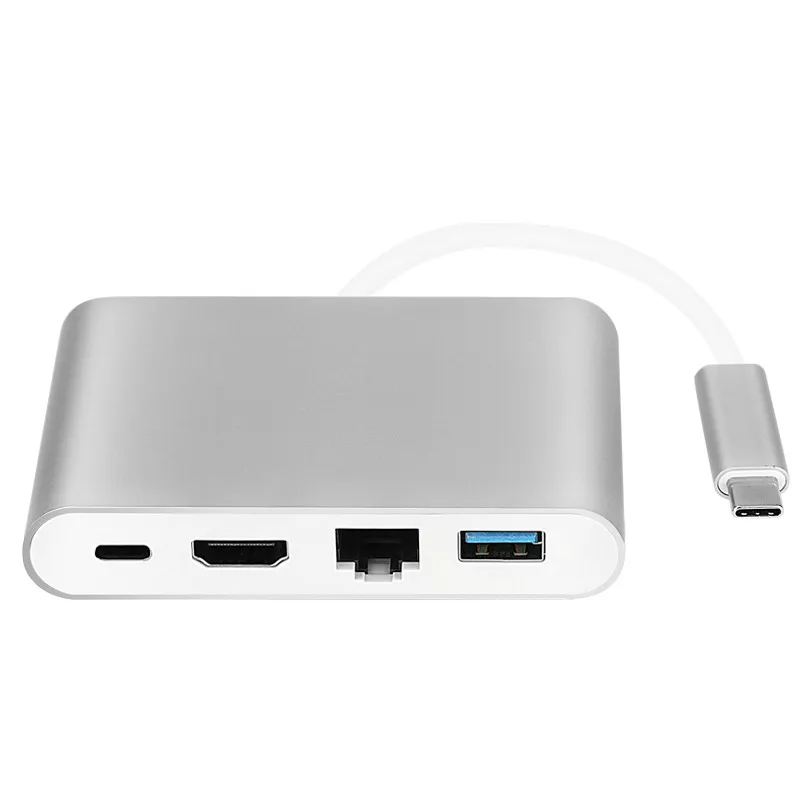 Type C ToHDMI 4K Adapter For MacBook Galaxy S8 Huawei Mate 10 And More USB C PD USB 3.0 Hub Gigabit Lan RJ45 100M Ethernet
Type C ToHDMI 4K Adapter For MacBook Galaxy S8 Huawei Mate 10 And More USB C PD USB 3.0 Hub Gigabit Lan RJ45 100M Ethernet