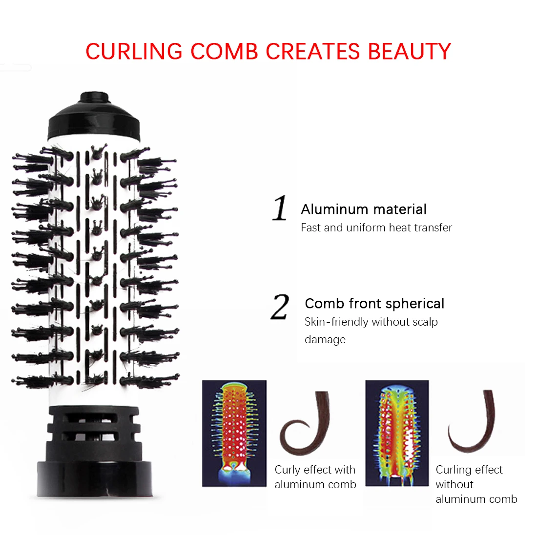 Electric Hot Air Brush 2 in 1 Negative Ions Auto Rotating Hair Dryer Brush Hair Blow Dryer Straightener Brush
Electric Hot Air Brush 2 in 1 Negative Ions Auto Rotating Hair Dryer Brush Hair Blow Dryer Straightener Brush