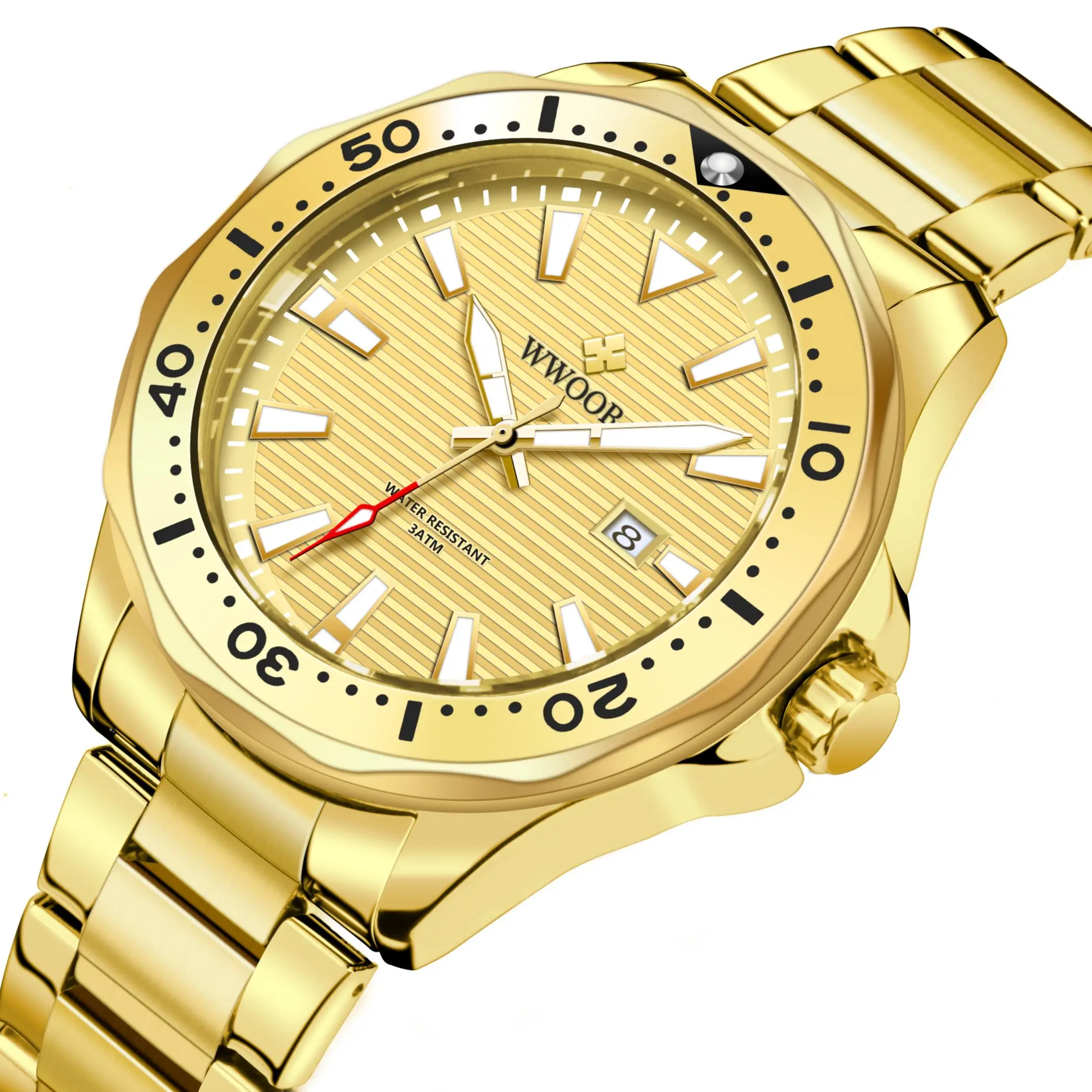 Relogio Masculino 2022 WWOOR New Luxury Gold Sport Diver Fashion Watch Waterproof Calendar Clock Male Military Quartz Wristwatch
Relogio Masculino 2022 WWOOR New Luxury Gold Sport Diver Fashion Watch Waterproof Calendar Clock Male Military Quartz Wristwatch