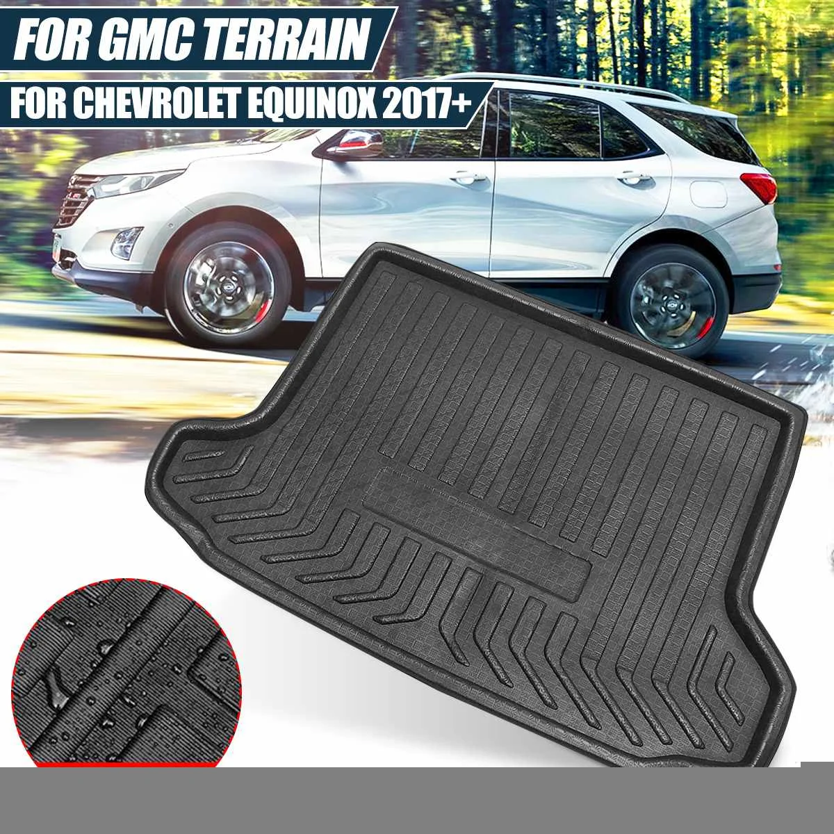 Коврик для багажника GMC Для Chevrolet Equinox 2017 2018, напольный поднос, грязевая прокладка, Противоскользящий коврик
Коврик для багажника GMC Для Chevrolet Equinox 2017 2018, напольный поднос, грязевая прокладка, Противоскользящий коврик
