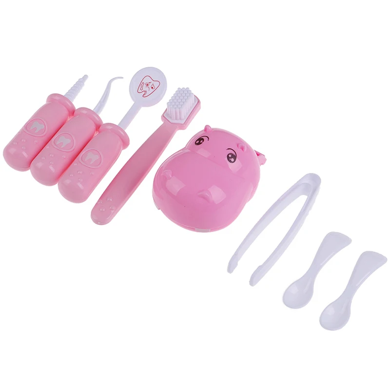 9PCS/Set Pretend Play Dentist Check Teeth Model Medical Kit Role Learing Toy | Игрушки и хобби