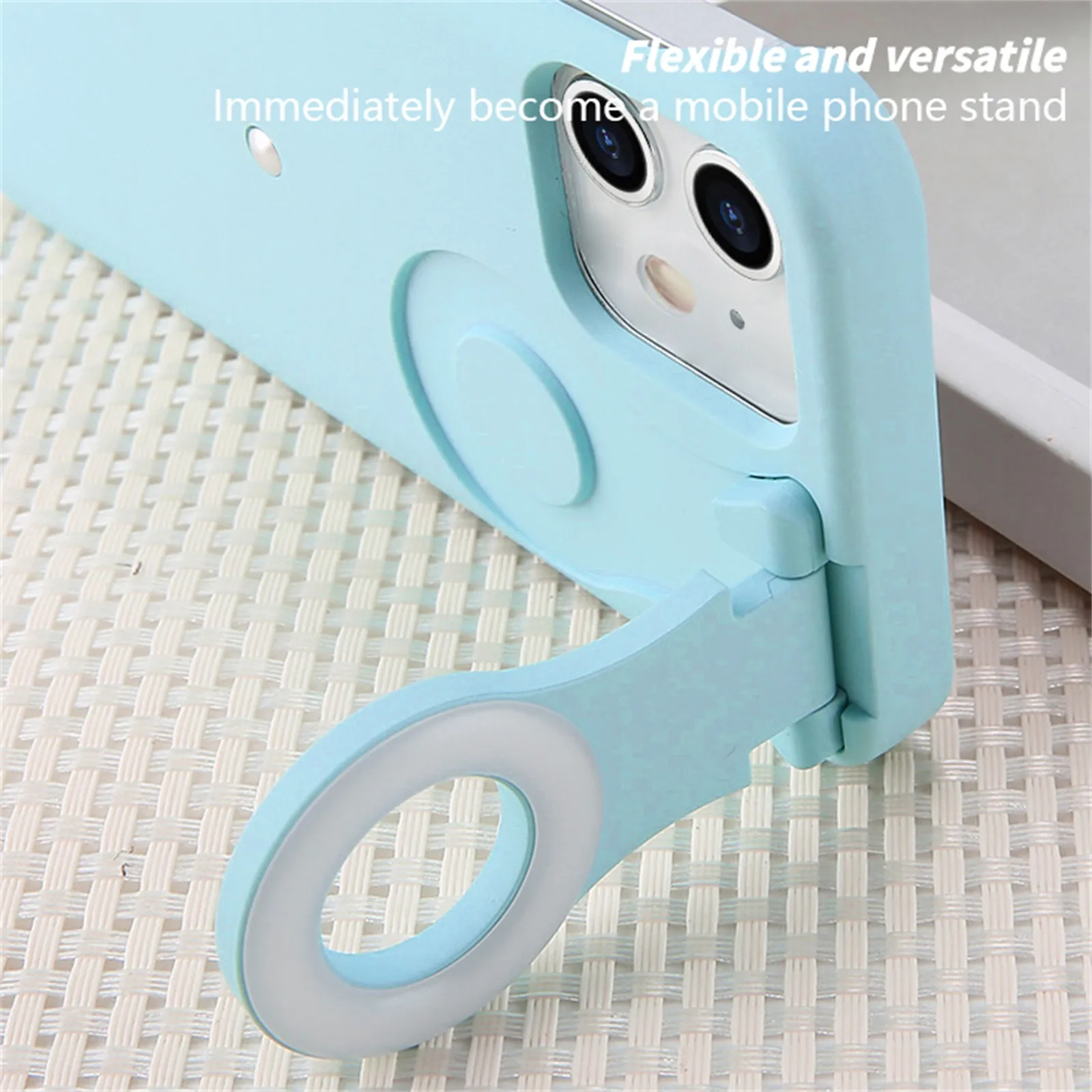 For iPhone 11 6.1 inch Protective Cover With Ring Flash Self-filling Light Solid Color Phone Protective Case Anti-fall Protector
For iPhone 11 6.1 inch Protective Cover With Ring Flash Self-filling Light Solid Color Phone Protective Case Anti-fall Protector