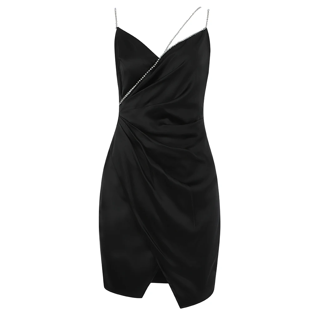 Free Shipping Black New Chic Beads Design Draped Sexy V Neck Backless Celebrity Party Club Satin Slip Dress
Free Shipping Black New Chic Beads Design Draped Sexy V Neck Backless Celebrity Party Club Satin Slip Dress