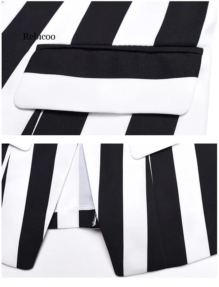 ladies five-point sleeves striped small suit jacket thin section spring and autumn single buckle casual large size jacket
ladies five-point sleeves striped small suit jacket thin section spring and autumn single buckle casual large size jacket