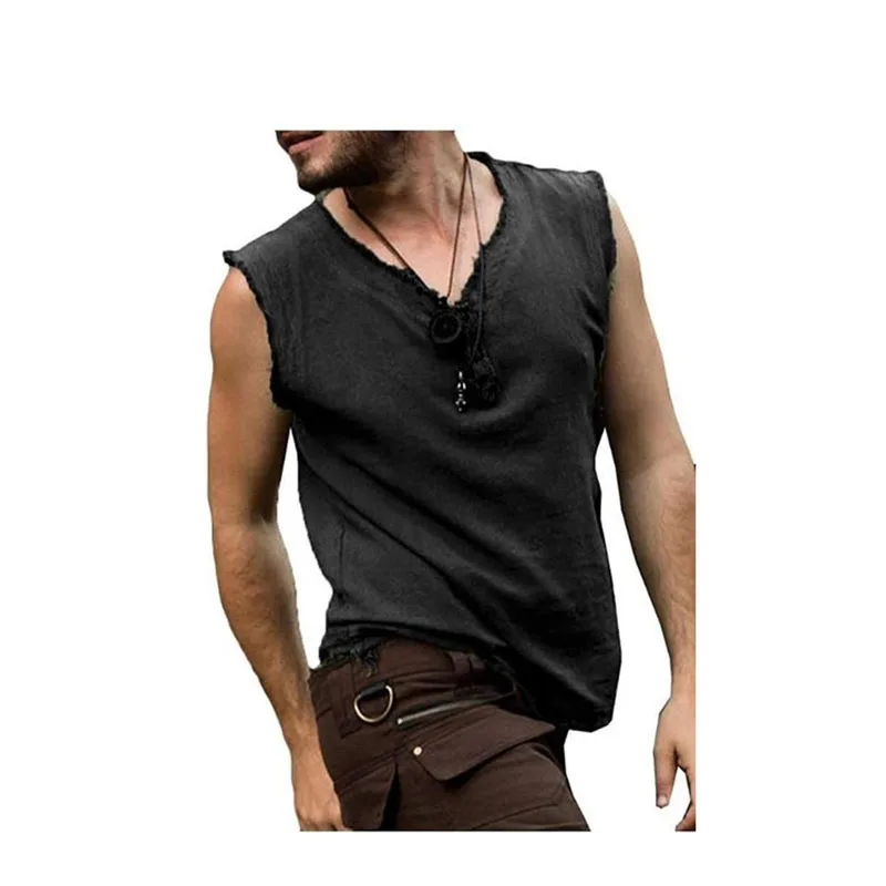 5XL Medieval Men Adult Viking Pirate Halloween Cosplay Cotume Tank Top Bandage Sleeveless V-neck Renaissance Retro Shirt Top
5XL Medieval Men Adult Viking Pirate Halloween Cosplay Cotume Tank Top Bandage Sleeveless V-neck Renaissance Retro Shirt Top