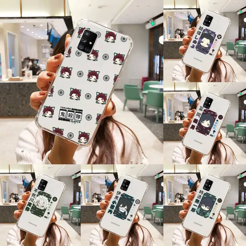 Cute character of Demon Slayer Phone Case Transparent For Samsung A51 A50 A71 A70 A81 M60S Note S21 S 20 10 9 8 11 E Plus Ultra
Cute character of Demon Slayer Phone Case Transparent For Samsung A51 A50 A71 A70 A81 M60S Note S21 S 20 10 9 8 11 E Plus Ultra