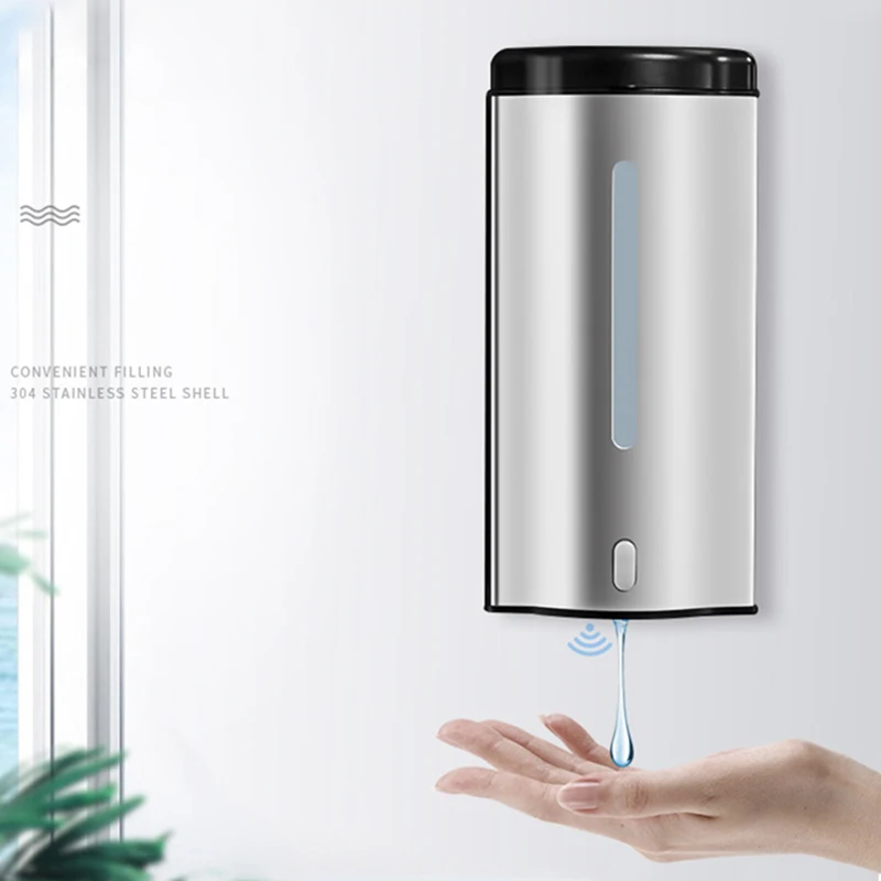 Automatic Soap Dispenser, Wall Mounted Stainless Steel Touchless Soap Dispenser, Infrared Motion Sensor,for Home Hotel
Automatic Soap Dispenser, Wall Mounted Stainless Steel Touchless Soap Dispenser, Infrared Motion Sensor,for Home Hotel