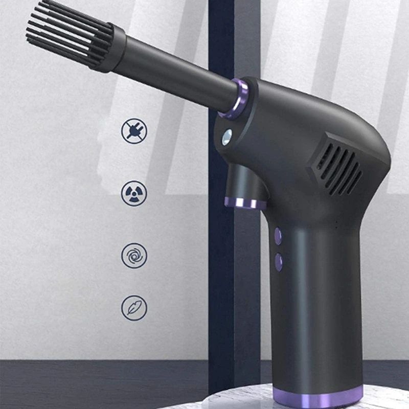 Electric Cordless Air Duster, 15000MAh Rechargeable Keyboard Cleaner Blower Handheld Compressed Air Can Duster
Electric Cordless Air Duster, 15000MAh Rechargeable Keyboard Cleaner Blower Handheld Compressed Air Can Duster
