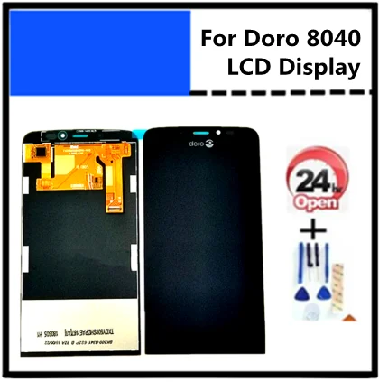 Для Doro 8040 ЖК дисплей Дисплей + кодирующий преобразователь сенсорного экрана в