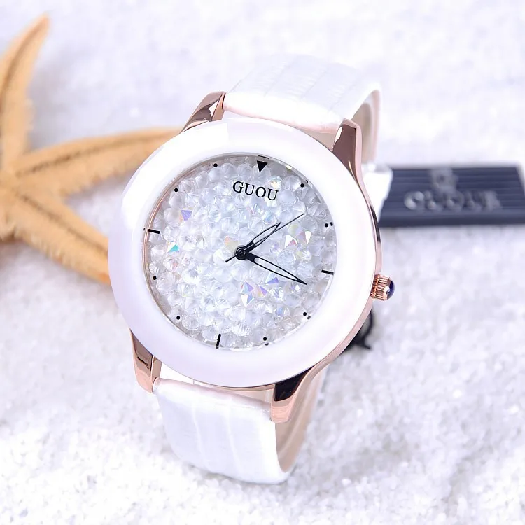 GUOU Top Brand Women's Watch Fashion Rhinestone Leather Straps Starry Sky Ladies Watch Women reloj mujer zegarek damski Gifts 
GUOU Top Brand Women's Watch Fashion Rhinestone Leather Straps Starry Sky Ladies Watch Women reloj mujer zegarek damski Gifts