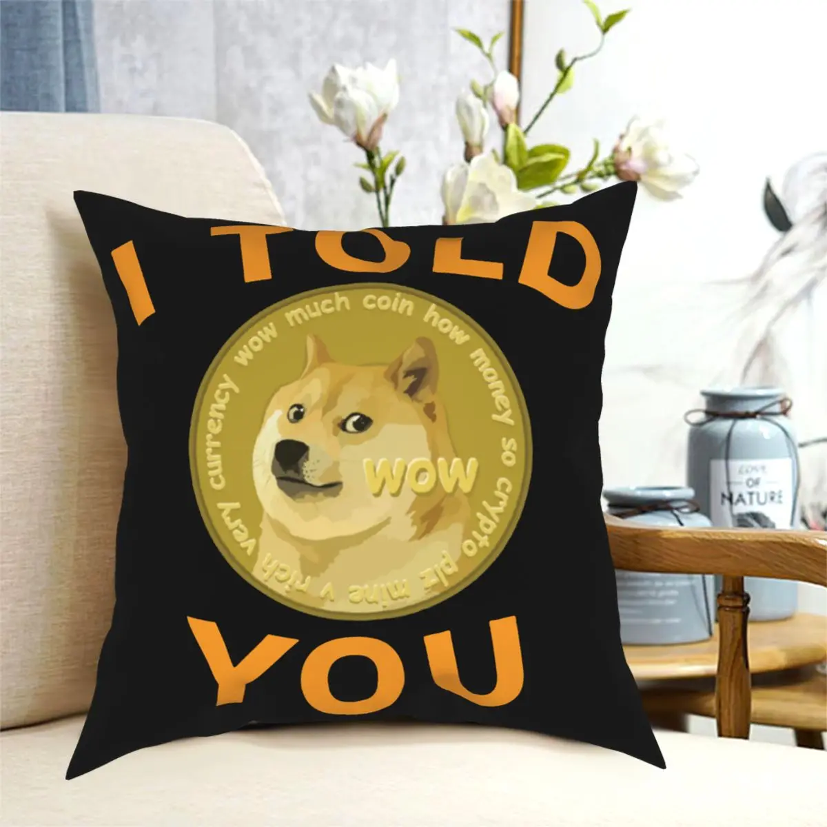 Dogecoin I Told You So Pillowcase Printing Fabric Cushion Cover Decor Throw Pillow Case Cover Home Square 45X45cm
Dogecoin I Told You So Pillowcase Printing Fabric Cushion Cover Decor Throw Pillow Case Cover Home Square 45X45cm
