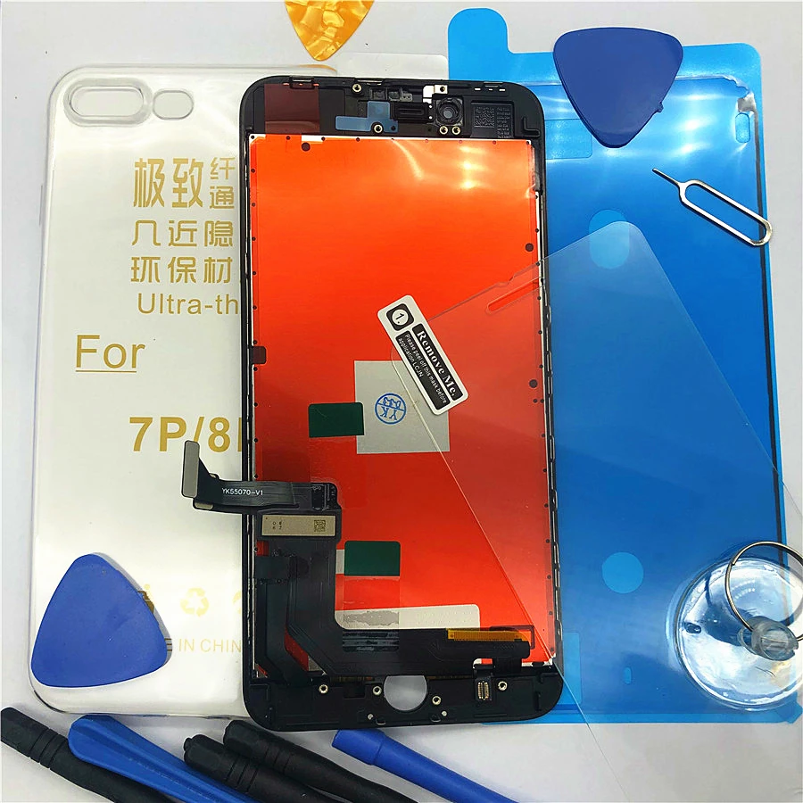 Лучший запасной экран для iPhone 8 Plus ЖК дисплей в сборе с сенсорным + 3D мобильный