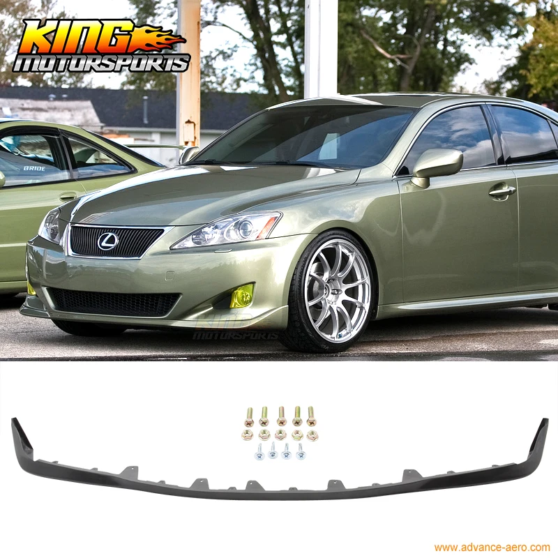 Подходит для 06-08 LEXUS IS250/350 OE стиль передний бампер спойлер боди Неокрашенный