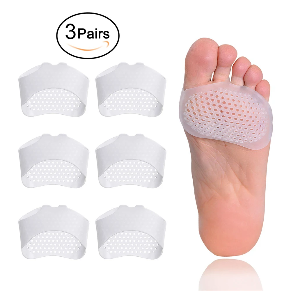 3Pairs Silicone Gel Insoles Pads Cushions Honeycomb Forefoot Pain Support Heel Shoes Slip Resistant Pads Washable Non-slip
3Pairs Silicone Gel Insoles Pads Cushions Honeycomb Forefoot Pain Support Heel Shoes Slip Resistant Pads Washable Non-slip