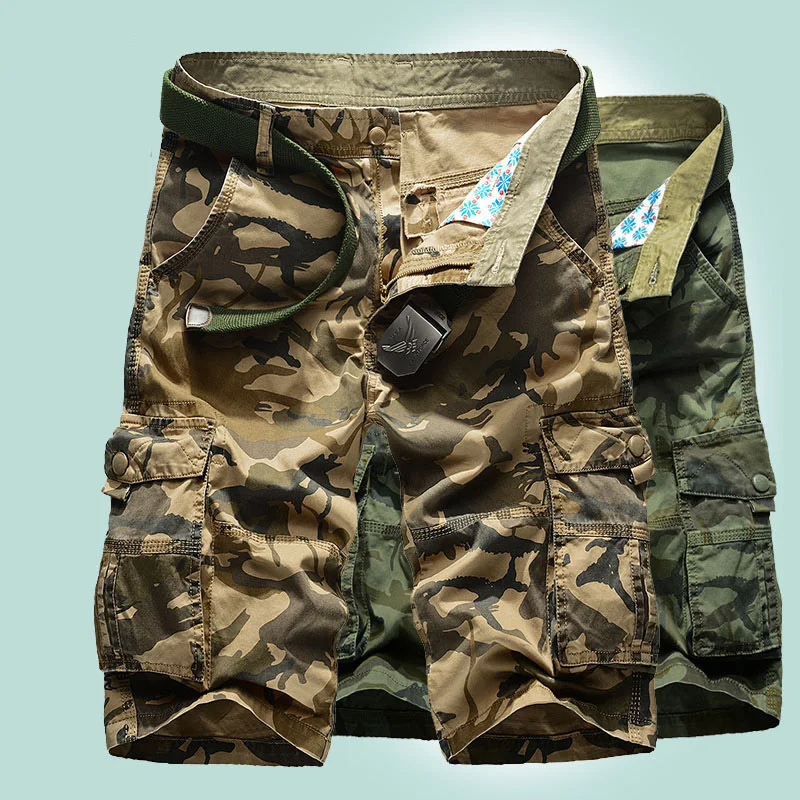 Мужские свободные камуфляжные шорты-карго, повседневные пляжные шорты до колена из 2021 хлопка со множеством карманов в стиле милитари, лето ...
Мужские свободные камуфляжные шорты-карго, повседневные пляжные шорты до колена из 2021 хлопка со множеством карманов в стиле милитари, лето ...