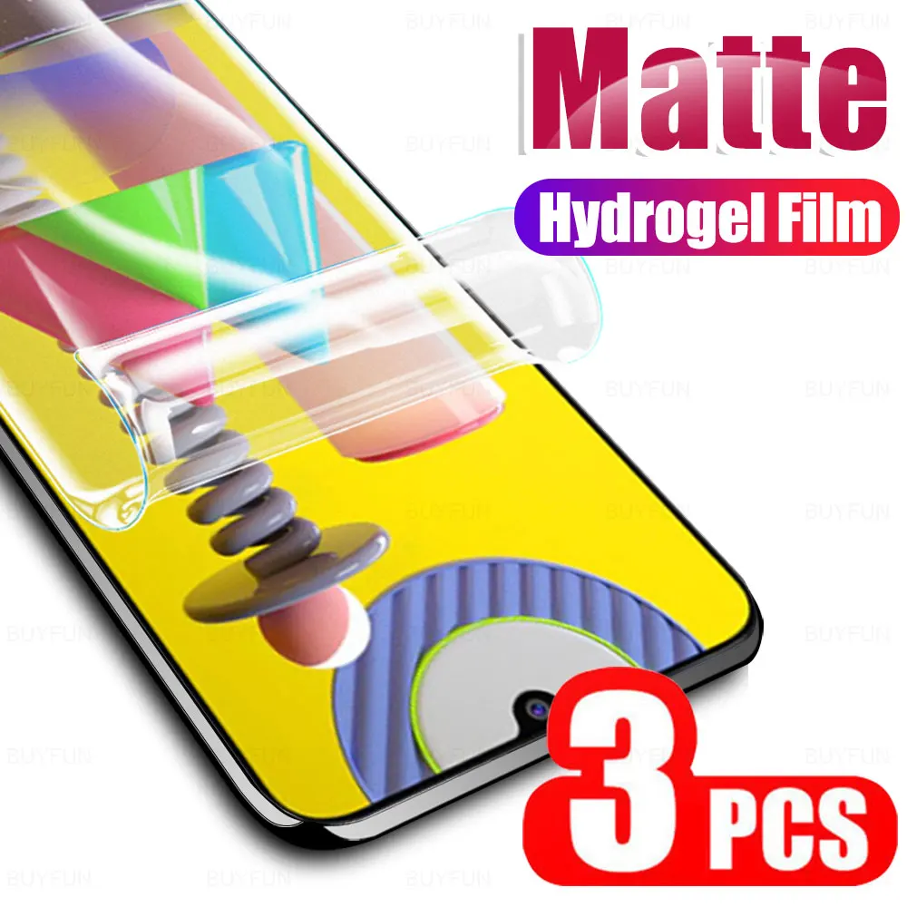 3PCS Safety Film For Samsung Galaxy M31 M31S Matte Hydrogel Film Samsun Samung Glaxy M 31s Soft Frost Film Not Protective Glass
3PCS Safety Film For Samsung Galaxy M31 M31S Matte Hydrogel Film Samsun Samung Glaxy M 31s Soft Frost Film Not Protective Glass