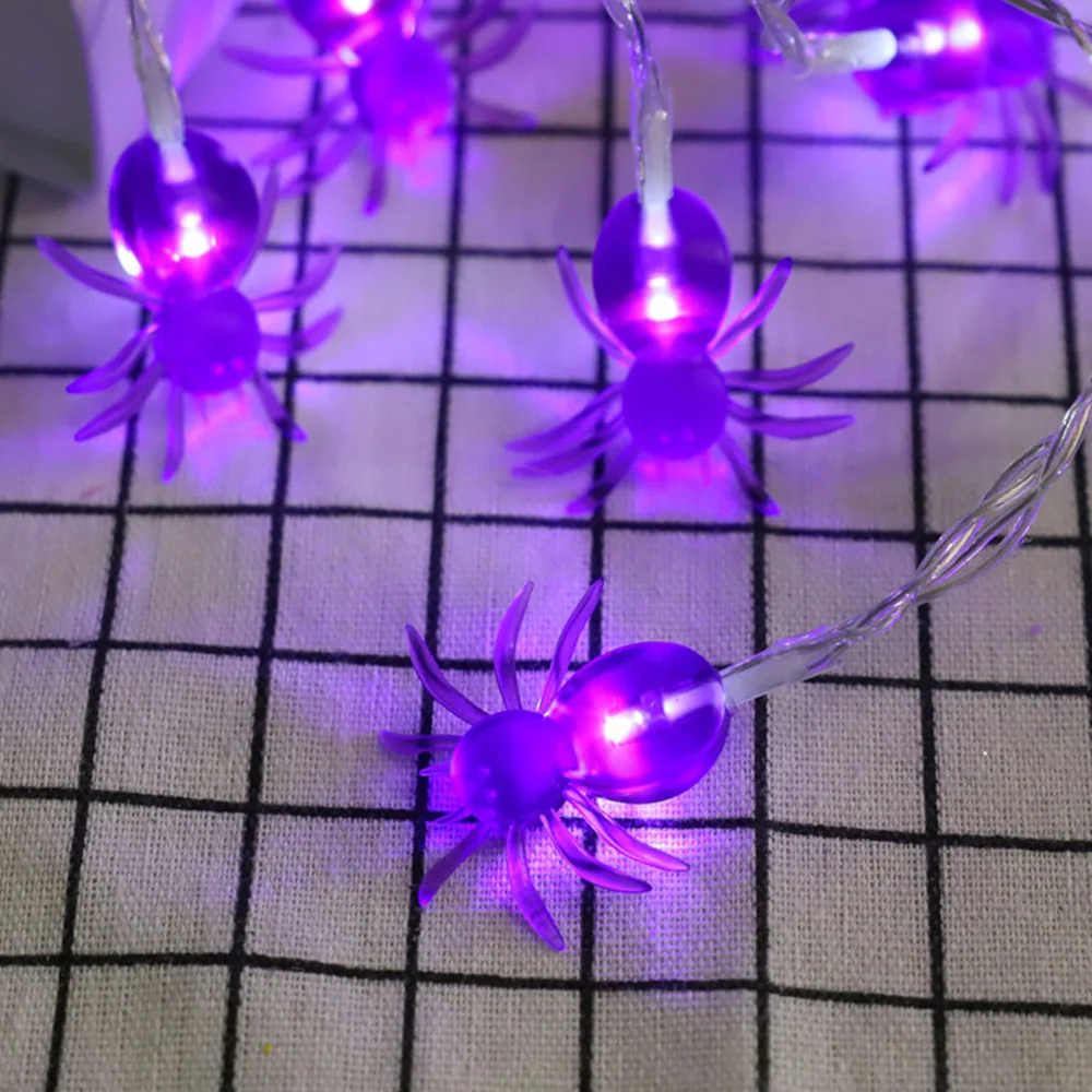 10 LED Hanging Halloween Decor Pumpkin Ghost Spider Skull LED String Lights Lanterns Lamp For DIY Home Outdoor Party
10 LED Hanging Halloween Decor Pumpkin Ghost Spider Skull LED String Lights Lanterns Lamp For DIY Home Outdoor Party