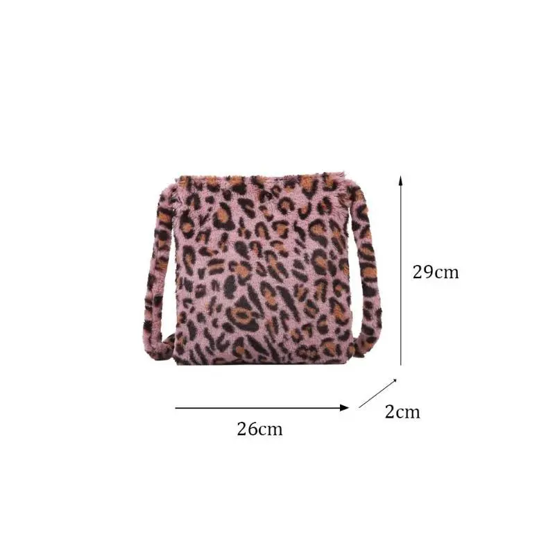 New Leopard Plush Shoulder Bags For Women's Autumn Winter Fashion Ladies Vintage Handbags Women Large Capacity Messenger Bags
New Leopard Plush Shoulder Bags For Women's Autumn Winter Fashion Ladies Vintage Handbags Women Large Capacity Messenger Bags