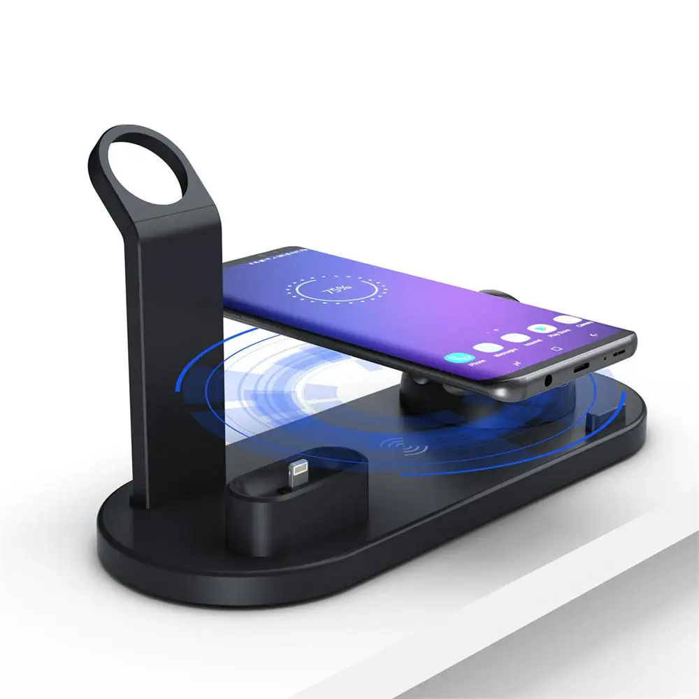 3 In 1 Wireless Charger 15W Dock Holder for Apple Watch Mounts Stand for iPhone X XS Fast Charger for Airpods Charging Station 
3 In 1 Wireless Charger 15W Dock Holder for Apple Watch Mounts Stand for iPhone X XS Fast Charger for Airpods Charging Station