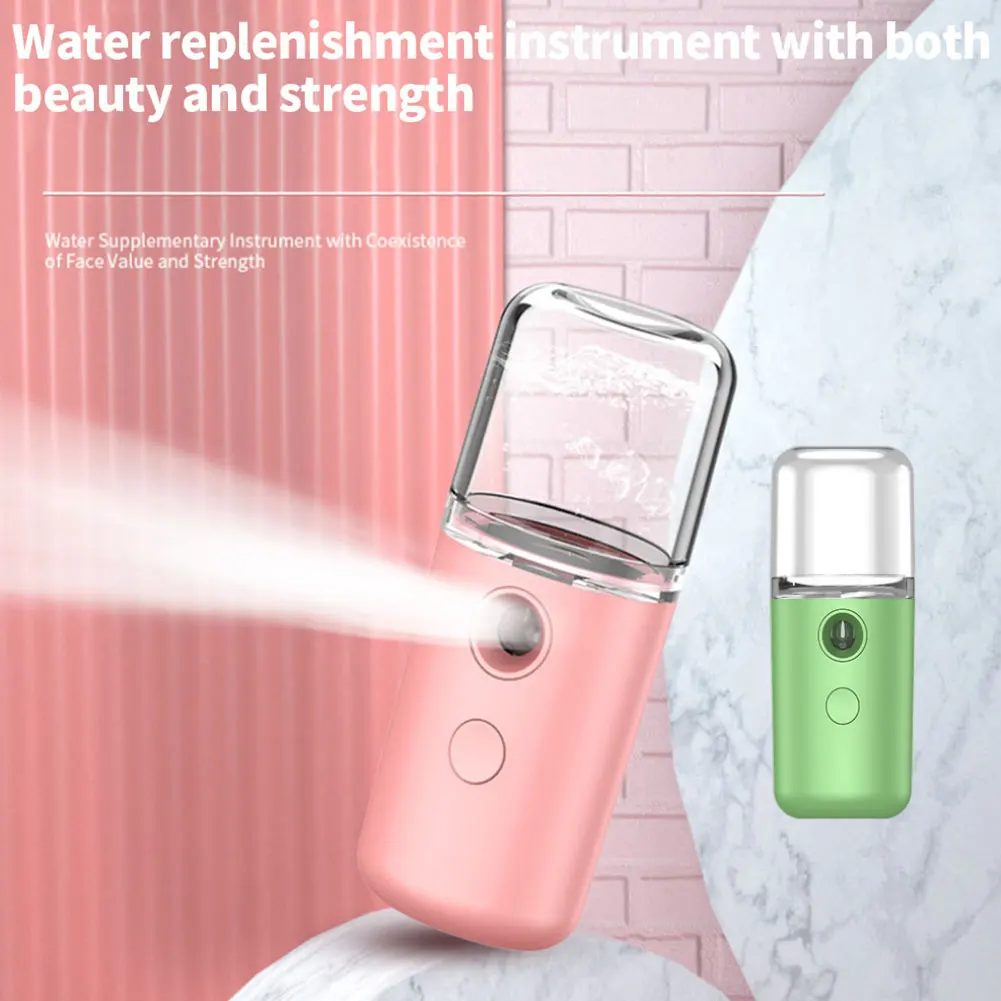 Portable Humidifier Nano Mister Facial Steamer Device Beauty Spray Hydrating Apparatus Cold Spray Apparatus USB Rechargeable
Portable Humidifier Nano Mister Facial Steamer Device Beauty Spray Hydrating Apparatus Cold Spray Apparatus USB Rechargeable