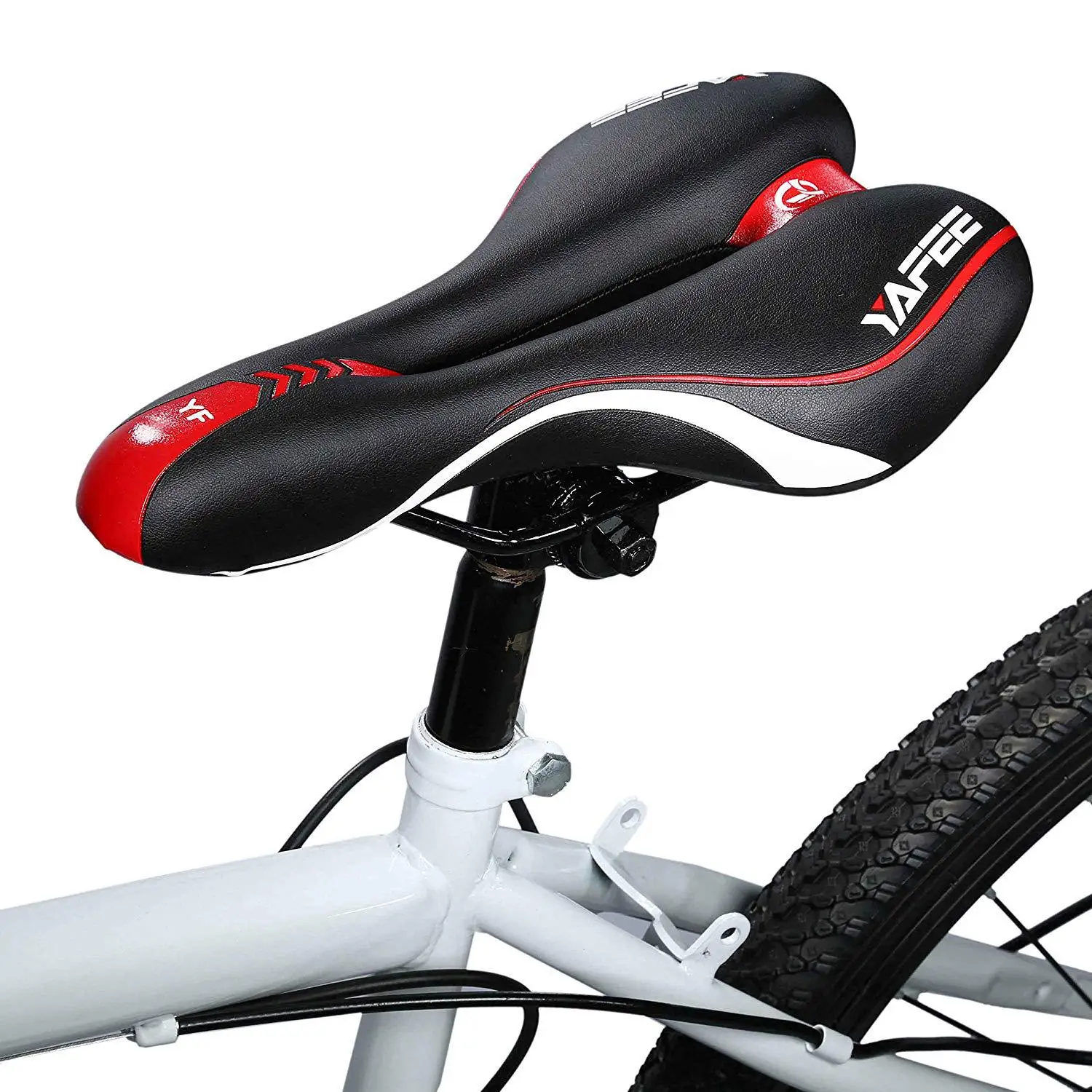 YAFEE Yafeng Soft Mountain Bike Seat Mountain Bike Hollow Breathable Saddle Seat Cushion Bicycle Seat Outdoor Riding Accessories
YAFEE Yafeng Soft Mountain Bike Seat Mountain Bike Hollow Breathable Saddle Seat Cushion Bicycle Seat Outdoor Riding Accessories