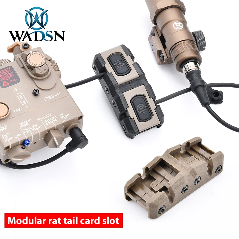 WADSN Modbutton PEQ 15 DBAL A2 CQBL Tactical Flashlight Wire Control Switch Pressure Pad Picatinny Rail airsoft accessories AR15
WADSN Modbutton PEQ 15 DBAL A2 CQBL Tactical Flashlight Wire Control Switch Pressure Pad Picatinny Rail airsoft accessories AR15