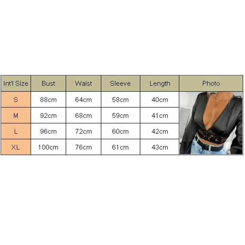 2021 Womens Sexy Lace Deep V Neck Slim Fit Crop Top Elegant Fashion Lady Summer Casual Solid Long Sleeve Satin Blouse Shirts
2021 Womens Sexy Lace Deep V Neck Slim Fit Crop Top Elegant Fashion Lady Summer Casual Solid Long Sleeve Satin Blouse Shirts