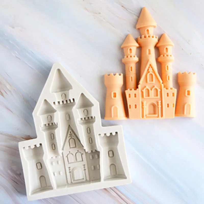 Castle silicone mold DIY fondant cake plaster resin candle silicone mold Jewelry accessories tools
Castle silicone mold DIY fondant cake plaster resin candle silicone mold Jewelry accessories tools