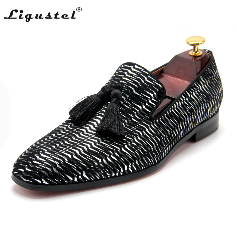Мужские кожаные лоферы Ligustel, черные повседневные туфли для выпускного вечера, роскошные свадебные вечерние слипоны на красной подошве, высокое качество, женская обувь 13 
Мужские кожаные лоферы Ligustel, черные повседневные туфли для выпускного вечера, роскошные свадебные вечерние слипоны на красной подошве, высокое качество, женская обувь 13