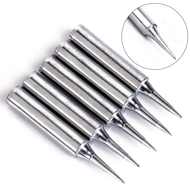 5pcs Lead Free Replacement Soldering Tool Solder Iron Tips Head 900m-T-I 936 937 Heat-resistant Solder Iron Tips
5pcs Lead Free Replacement Soldering Tool Solder Iron Tips Head 900m-T-I 936 937 Heat-resistant Solder Iron Tips