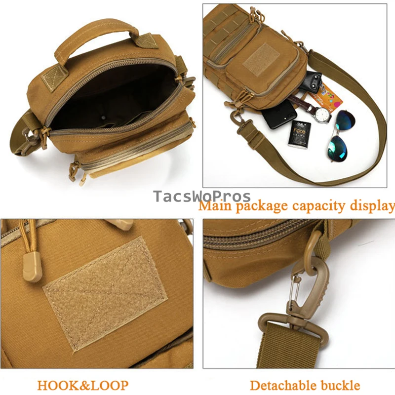 Army Tactical Camouflage Shoulder Bag Men's Hunting Hiking Sports Crossbody Bag Military Shooting Airsoft Training Chest Bags
Army Tactical Camouflage Shoulder Bag Men's Hunting Hiking Sports Crossbody Bag Military Shooting Airsoft Training Chest Bags