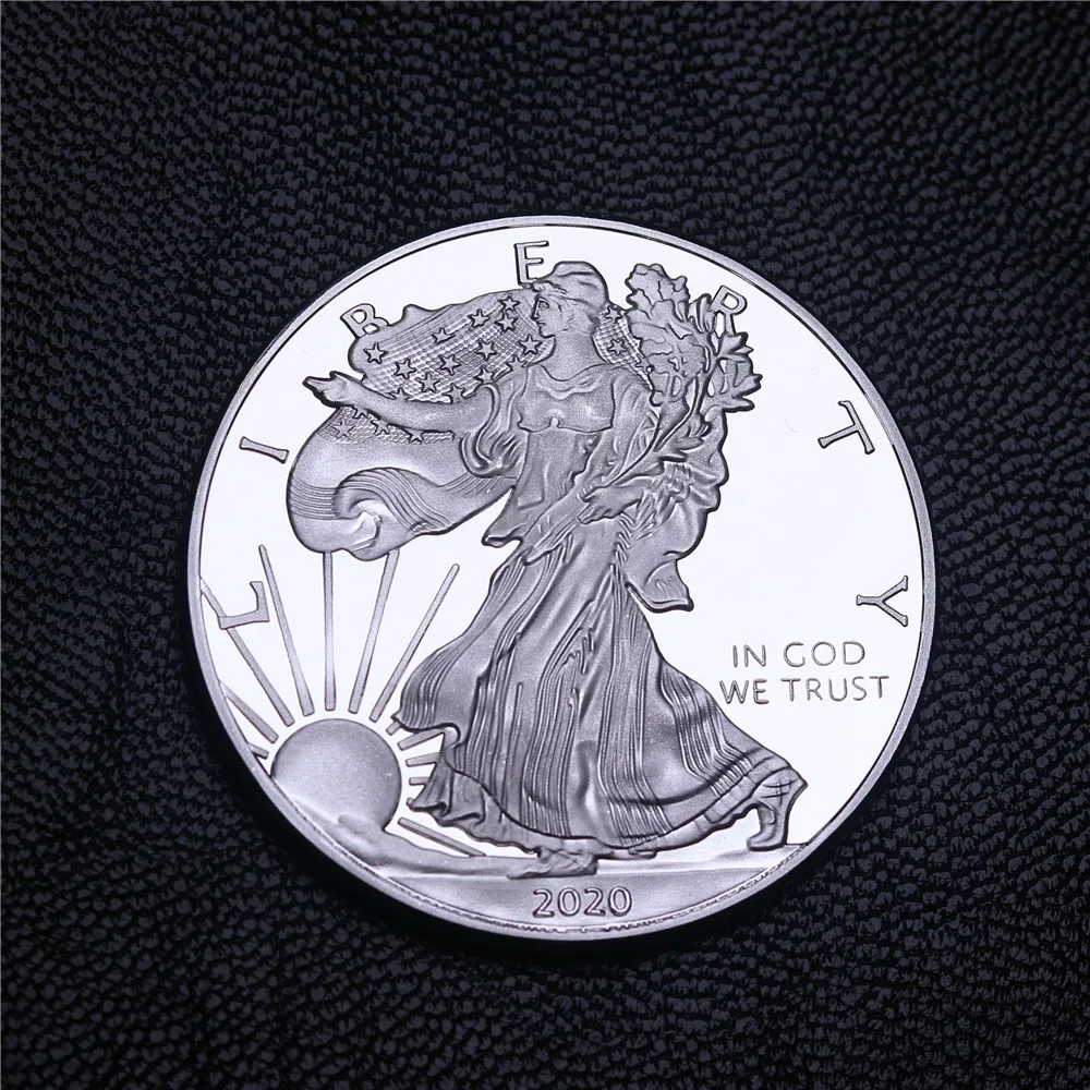 1987-2020 American Eagle Silver Coin Series,Non Magnetic Coin,Brass Plated Silver Coin,Replica Coin,Collect, Gift
1987-2020 American Eagle Silver Coin Series,Non Magnetic Coin,Brass Plated Silver Coin,Replica Coin,Collect, Gift