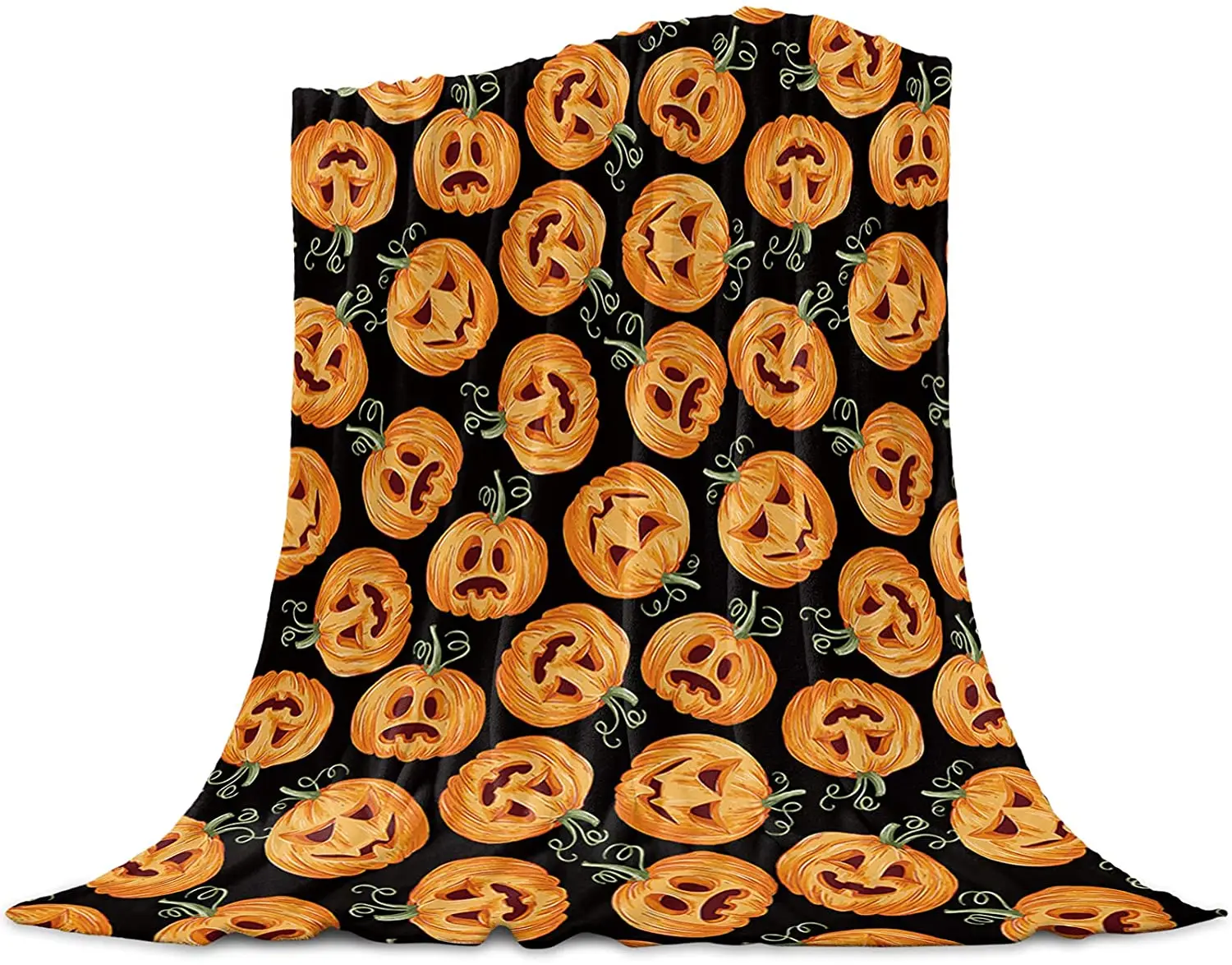Flannel Blankets and Throws for Couch Bed, Super Soft Cozy Lightweight Plush Throw Blanket,Halloween Theme Pumpkin Pattern
Flannel Blankets and Throws for Couch Bed, Super Soft Cozy Lightweight Plush Throw Blanket,Halloween Theme Pumpkin Pattern