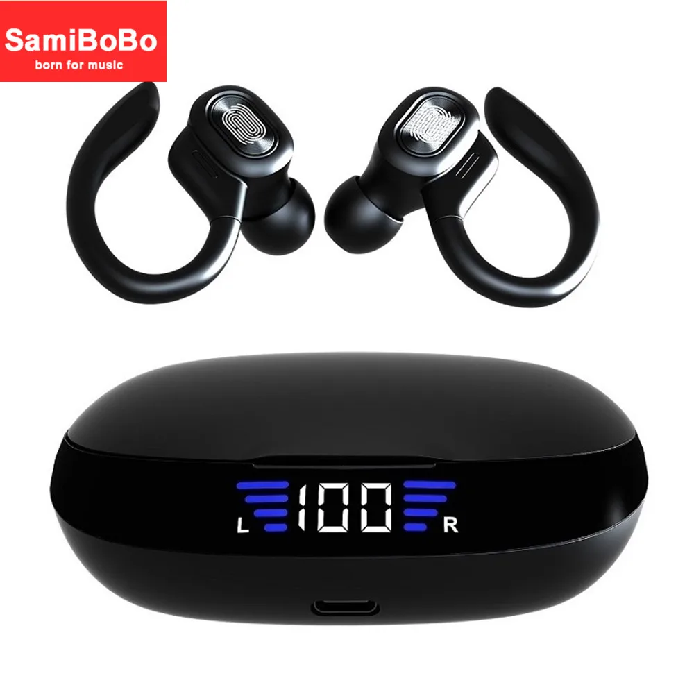 Bluetooth Earphones With Microphones Sport Headphones for Smartphone Ear Hook LED Display Wireless HiFi Stereo Headsets Gamer
Bluetooth Earphones With Microphones Sport Headphones for Smartphone Ear Hook LED Display Wireless HiFi Stereo Headsets Gamer