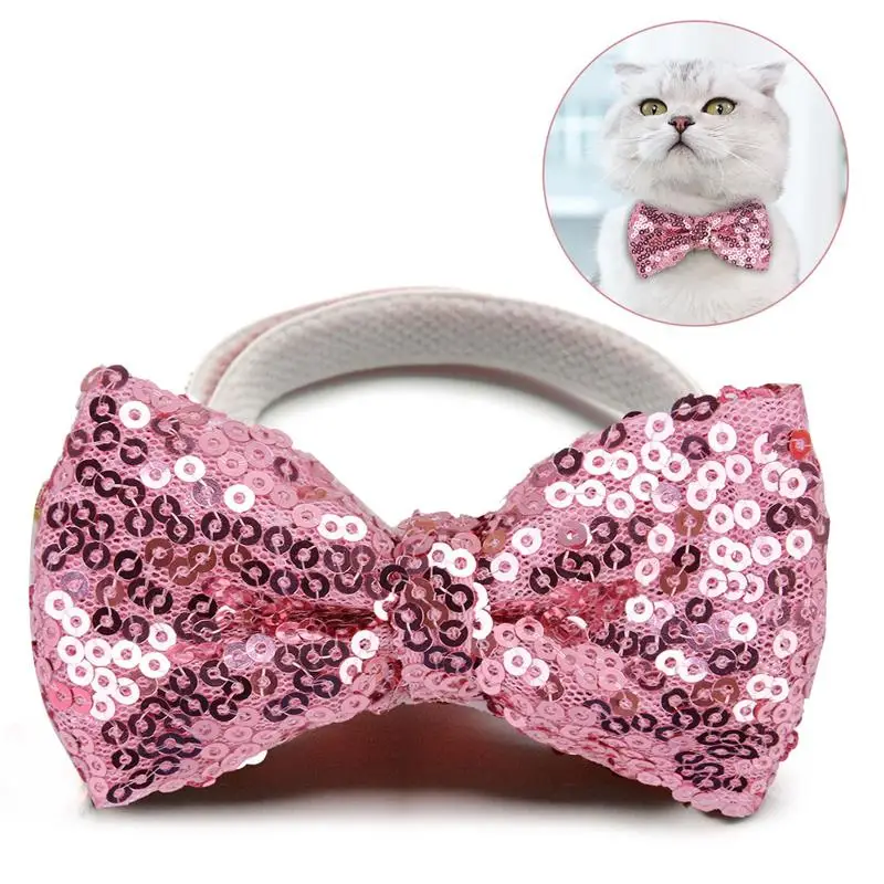 1 Pcs Pet Cat Bow Tie Collar Creative Fashionable Bow-Knot Cat Collar With Elastic Sequin Decor Kitten Bow Tie For Party Events
1 Pcs Pet Cat Bow Tie Collar Creative Fashionable Bow-Knot Cat Collar With Elastic Sequin Decor Kitten Bow Tie For Party Events