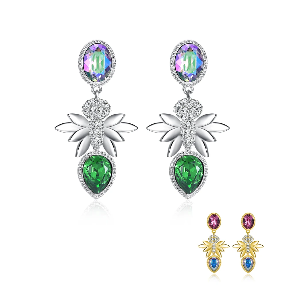 ZEMIOR Emerald Earrings For Women Sterling Silver 925 Heart Drop Earrings Colorful Austria Crystal Party Fashion Jewelry Best
ZEMIOR Emerald Earrings For Women Sterling Silver 925 Heart Drop Earrings Colorful Austria Crystal Party Fashion Jewelry Best