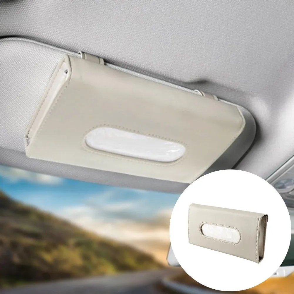 Universal Car Tissue Box Towel Sets Car Sun Visor Tissue Box Holder Auto Interior Storage Decoration Car Accessories Black/Beige
Universal Car Tissue Box Towel Sets Car Sun Visor Tissue Box Holder Auto Interior Storage Decoration Car Accessories Black/Beige