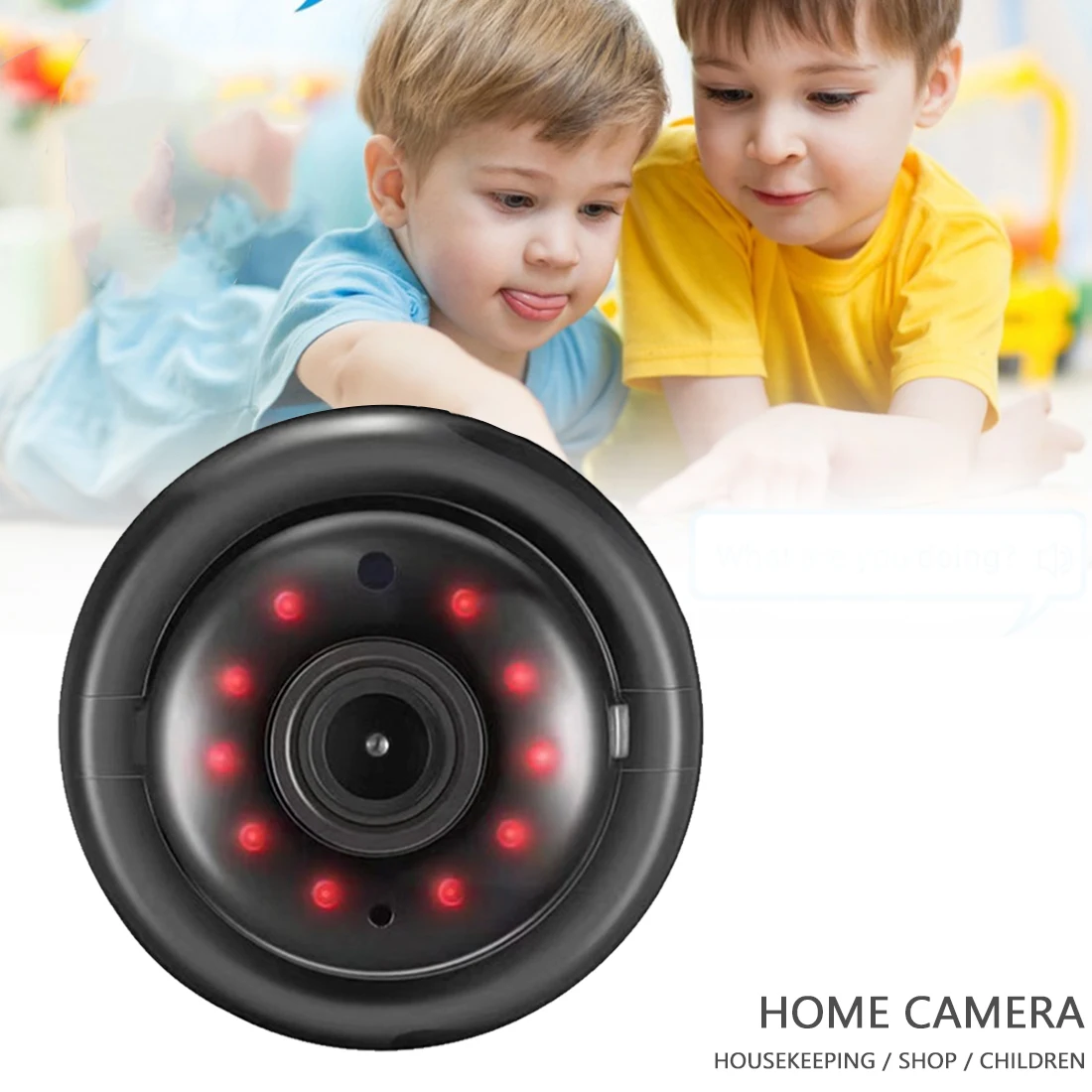Беспроводная Wi Fi камера HD IP двухстороннее аудио ночное видение видео монитор 360